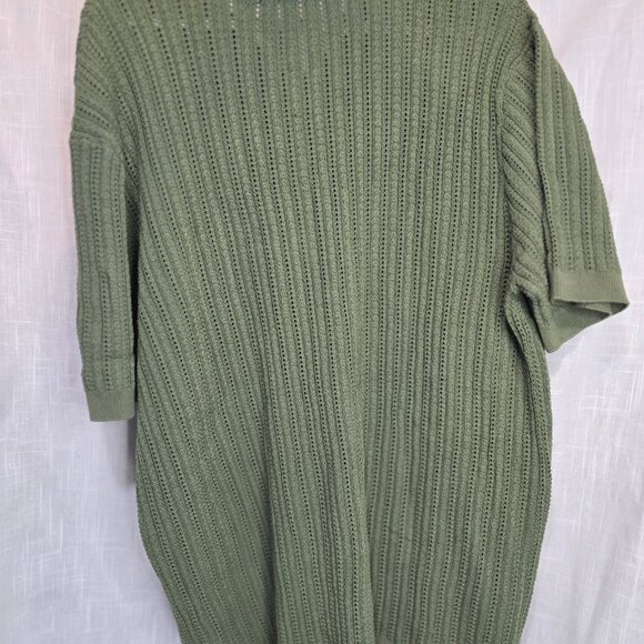 PJ Paul Jones Green short sleeve sweater NWT XL - Picture 3 of 3